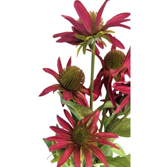 Artificial Coneflower Stems 2-Stem Bunch 26" Long Floral Arrangement - Picture 4 of 7